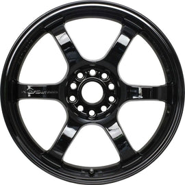 Gram Lights 57DR 18x9.5 +38 5x120 Glossy Black Wheel