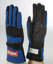 Load image into Gallery viewer, RaceQuip Blue 2-Layer SFI-5 Glove - Large