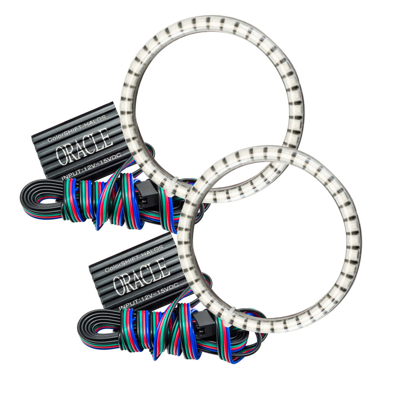 Oracle 15-21 Dodge Challenger Waterproof LED Fog Light Halo Kit - ColorSHIFT NO RETURNS