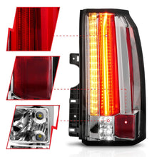 Load image into Gallery viewer, ANZO 2015-2017 GMC Yukon/Yukon XL LED Taillights Chrome