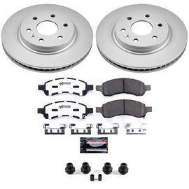 Power Stop 08-17 Buick Enclave Front Z36 Coated Truck & Tow Brake Kit