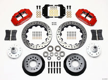 Load image into Gallery viewer, Wilwood Narrow Superlite 6R Front Hub Kit 12.88in Drill Red Magnum Force Drop Spindle