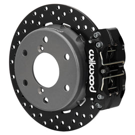 Wilwood 2024 Can Am Maverick Rear Brake Kit 11.60in Drilled - Black