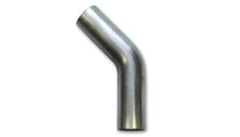 Load image into Gallery viewer, Vibrant 2.375in OD T304 SS 45 Deg Mandrel Bend 6in Leg Length