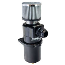 Load image into Gallery viewer, Moroso Single Inlet Black -16AN Billet Breather Tank Catch Can