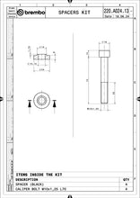 Load image into Gallery viewer, Brembo Spacer
