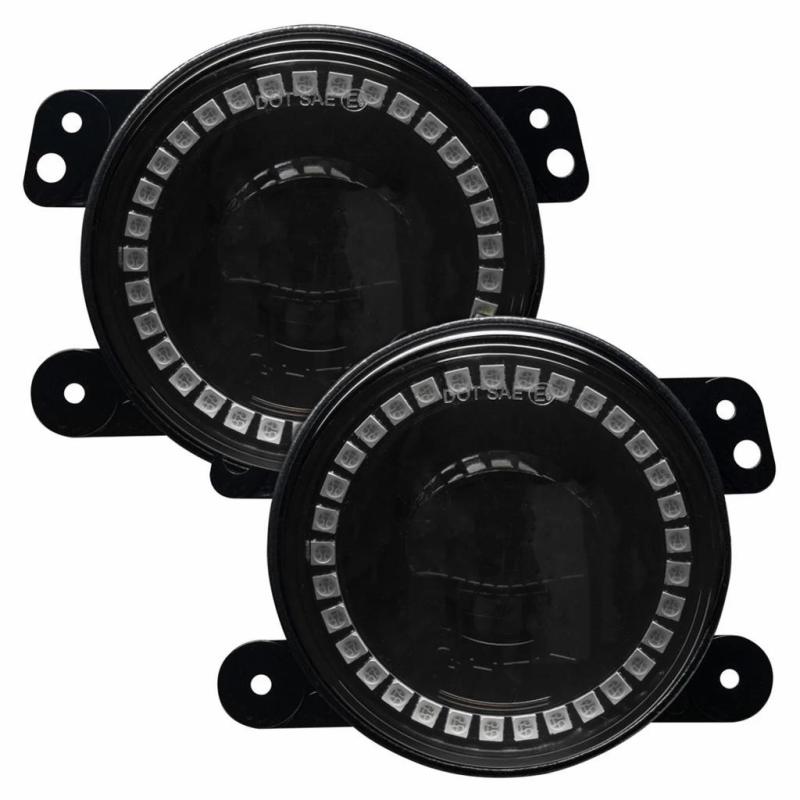 Oracle Jeep Wrangler JK/JL/JT High Performance W LED Fog Lights - w/o Controller NO RETURNS