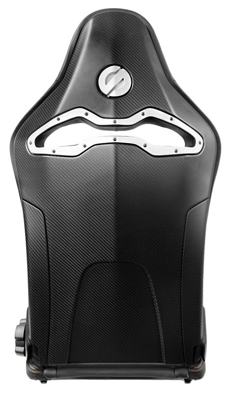 Sparco Seat SPX Special Edition Black/Grey w/ Matte Carbon Shell - Left