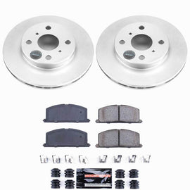 Power Stop 96-98 Toyota Paseo Front Z23 Coated Brake Kit