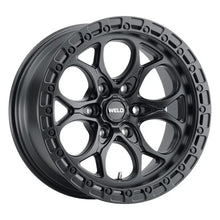 Load image into Gallery viewer, Weld 17x9 Ledge 6 6x135  ET-12 BS 4.50 87.1 Satin Black Wheel / Satin Black Ring