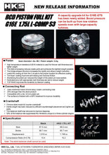 Load image into Gallery viewer, HKS BCD Piston Kit G16E 1.75L L-Comp S3 D88
