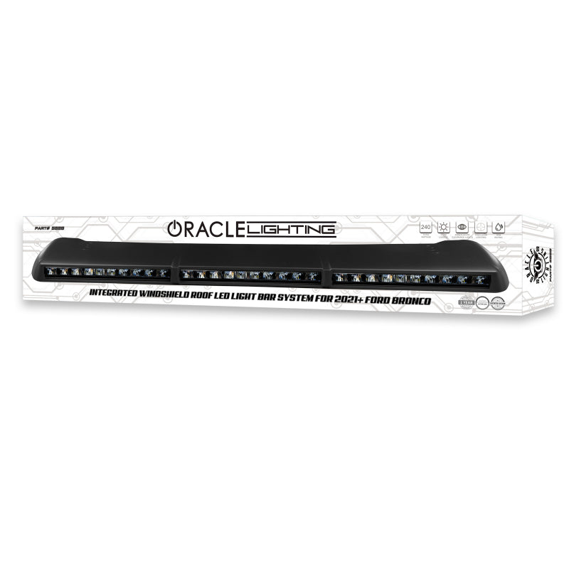 Oracle 2021+ Ford Bronco Integrated Windshield Roof LED Light Bar System NO RETURNS
