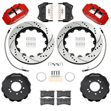 Wilwood 99-02 Nissan Skyline Superlite 6R Front BBK w/ 14.00in D/S Rotors & Flexlines - Red