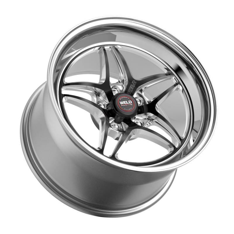 Weld S81 17x4.5 / 5x4.5 BP / 1.7in. BS (-27mm Offset) Black Wheel 3.18 ID (Low Pad) - Non-Beadlock