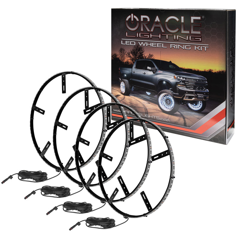 Oracle LED Illuminated Wheel Rings - ColorSHIFT - 15in. - ColorSHIFT No Remote NO RETURNS