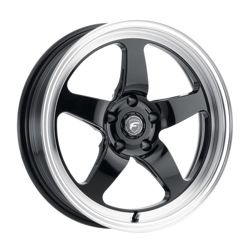 Forgestar D5 Drag 17x4.5 / 5x120.65 BP / ET-26 / 1.8in BS Gloss Black Wheel