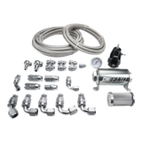 DeatschWerks X2 Series Pump Hanger -8AN Feed w/ -6AN Return PTFE Plumbing Kit for 92-00 Honda Civic