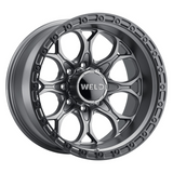 Weld Ledge 8 20x9 / 8x170 / 5 BS / 125.1 HB - Satin Gunmetal - Non-BL Wheel