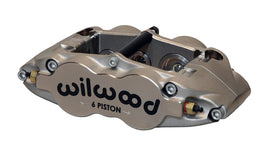 Wilwood Caliper-Narrow Superlite 6R-ST-RH - Nickel 1.62/1.12/1.12in Pistons 1.25in Disc