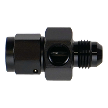 Load image into Gallery viewer, DeatschWerks 6AN Male Flare to Female Flare Swivel with 1/8th NPT