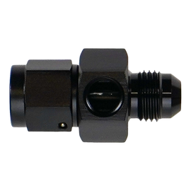 DeatschWerks 6AN Male Flare to Female Flare Swivel with 1/8th NPT