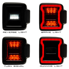 Load image into Gallery viewer, Oracle Jeep Wrangler JL Black Series LED Tail Lights NO RETURNS