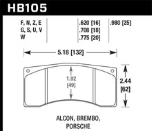 Load image into Gallery viewer, Hawk Performance 15-20 BMW 4 Series F82/F83 ER-1 Brake Pad Set