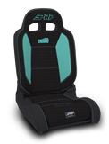PRP EnduroDaily Reclining Suspension Seat - Black/Teal Tweed - Driver