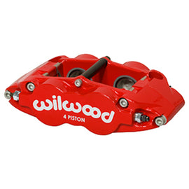 Wilwood Caliper Forged Narrow Superlite FNSL4R-DS Dust Seal 1.25/1.25 1.10in Rotor Width - Red