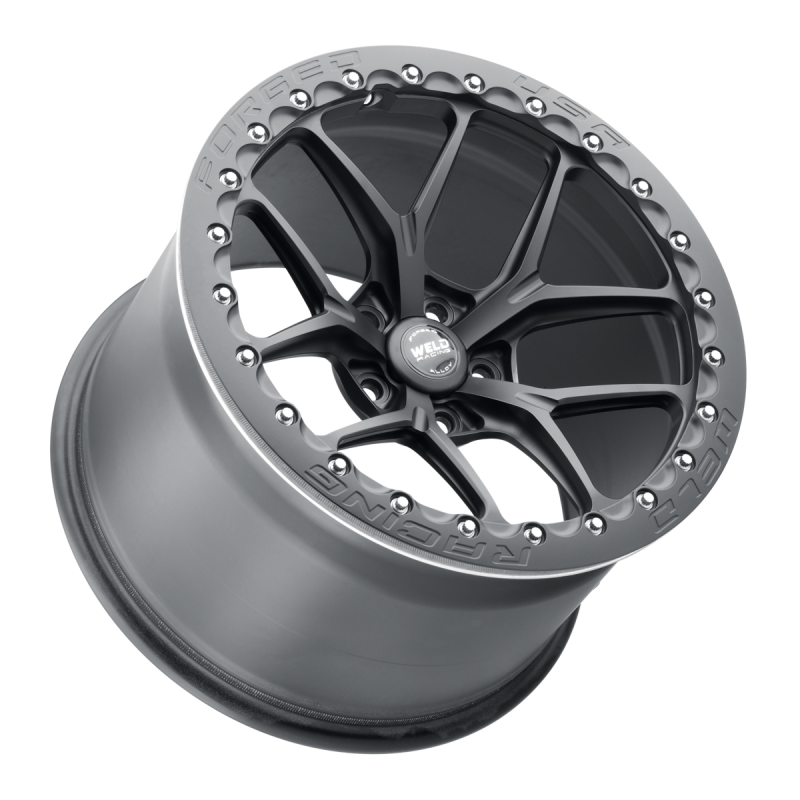 Weld RM105 18x10 / 5x4.5 / 6.5 BS / 66.6 HB - Gloss Black - SBL Wheel
