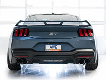 Load image into Gallery viewer, AWE 2024 Ford Mustang GT Fastback S650 RWD Track Edition Catback Exhaust w/ Quad Chrome Silver Tips