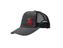 Akrapovic Logo Trucker Cap - Ash Grey / Black Mesh