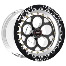 Load image into Gallery viewer, Weld Magnum III 15x10 / 5x4.5 BP / 3.5in. BS Black Wheel - Black Single Beadlock MT