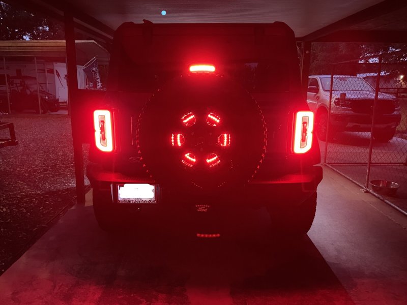Oracle LED Illuminated Wheel Ring 3rd Brake Light - Red NO RETURNS