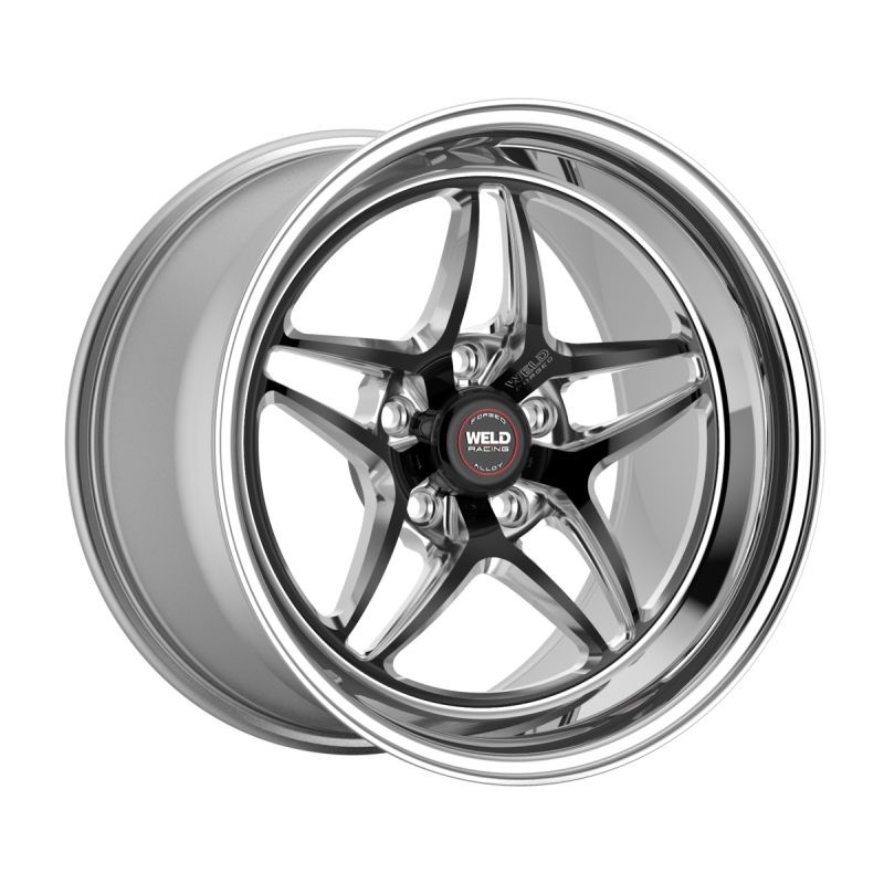 Weld S81 17x4.5 / 5x4.5 BP / 1.7in. BS (-27mm Offset) Black Wheel 3.18 ID (Low Pad) - Non-Beadlock