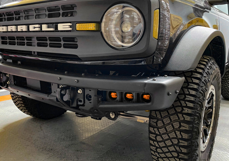 Oracle High 21-22 Ford Bronco Triple LED Fog Light kit for Steel Bumper NO RETURNS