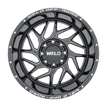 Load image into Gallery viewer, Weld Off-Road W117 20X9 Fulcrum 8X180 ET00 BS5.00 Gloss Black MIL 124.3