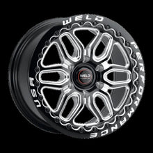 Load image into Gallery viewer, Weld Racing 20x10 Laguna 6 Bead Lock 6x135 ET38 BS7.00 Gloss BLK MIL DIA 87.1