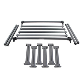 Go Rhino 15-26 GM Colorado/Canyon 6.2ft Bed XRS Overland Xtreme Rack - Midsize Truck - Tex. Blk