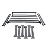Go Rhino 15-26 GM Colorado/Canyon 6.2ft Bed XRS Overland Xtreme Rack - Midsize Truck - Tex. Blk