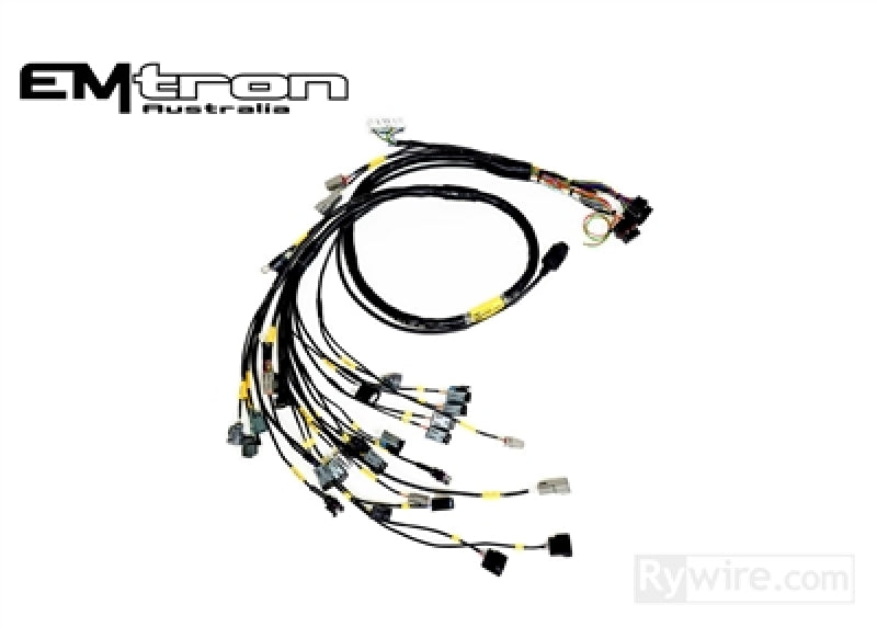 Rywire Honda B-Series (w/MTron KV8 ECU) Eng Harn w/OBD1 Alt/EV1 Inj/AEM IAT & MAP (Adapter Req)