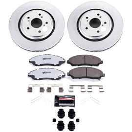 Power Stop 14-16 Acura MDX Front Z36 Coated Truck & Tow Brake Kit