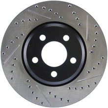 Load image into Gallery viewer, StopTech 05-13 Chrysler300/300C / 09-12 Dodge Challenger Front Left Drilled &amp; Slotted Rotor