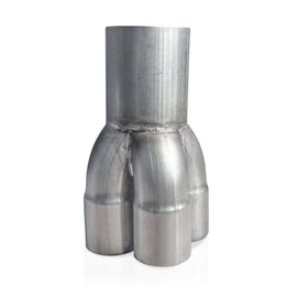 Stainless Works 2-1/2in Four-Way Short Merge Collector