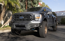 Load image into Gallery viewer, Go Rhino 21-23 Ford F-150 (4dr) Element Front Bumper w/ Power Bar - Tex. Blk