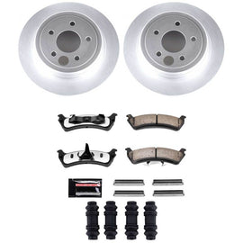 Power Stop 2003 Ford Explorer Sport Rear Z36 Coated Truck & Tow Brake Kit