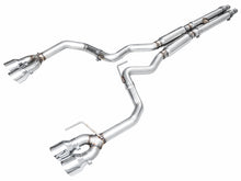 Load image into Gallery viewer, AWE 2024 Ford Mustang Dark Horse S650 RWD Track Edition Catback Exhaust w/ Quad Chrome Silver Tips