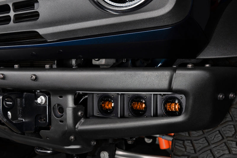 Oracle High 21-22 Ford Bronco Triple LED Fog Light kit for Steel Bumper NO RETURNS