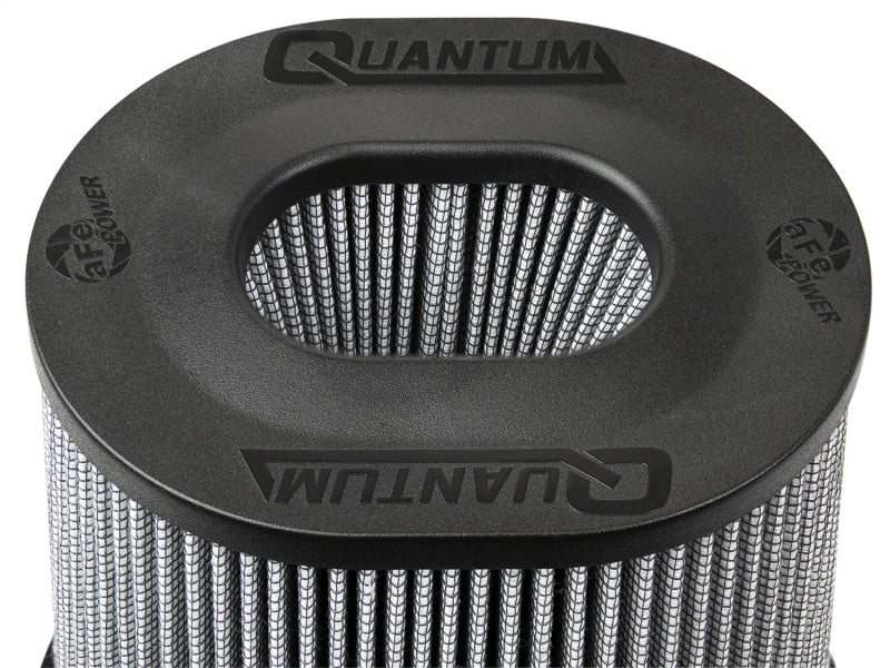 aFe Quantum Pro DRY S Air Filter Inverted Top - 5in Flange x 8in Height - Dry PDS