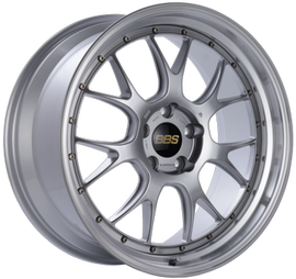 BBS LM-R 19x9 5x112 ET44 Diamond Silver w/ Diamond Machined Lip Wheel  - 82mm PFS/Clip Required